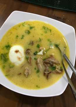 Soto ayam kuah santan