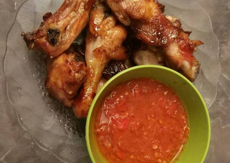 cara membuat Ayam bakar kecap sambel tomat