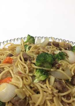 Mie Goreng Telur Daging Sapi Saus Tiram #KitaBerbagi