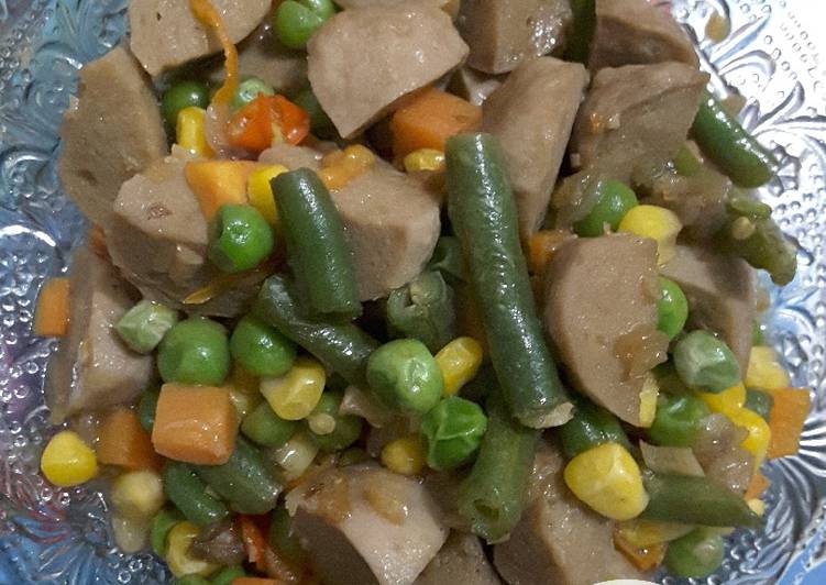 gambar untuk resep makanan Tumis Sayuran Bakso