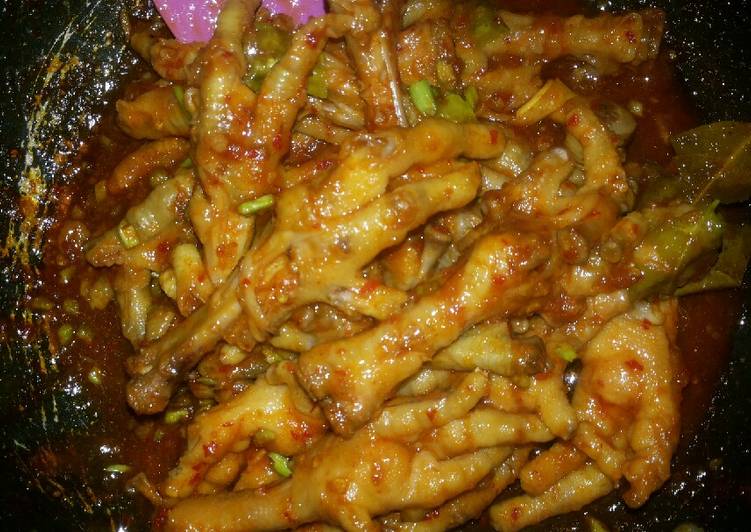 resep makanan Ceker setan lunak