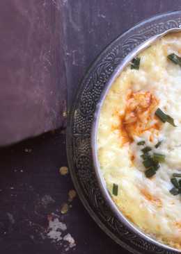 Cheesy Fettucine Schotel (Fetucini Kukus Keju Lumer)