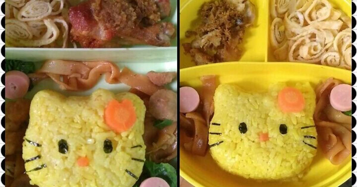 Gambar Nasi Kuning Bento Sederhana Gambar Makanan