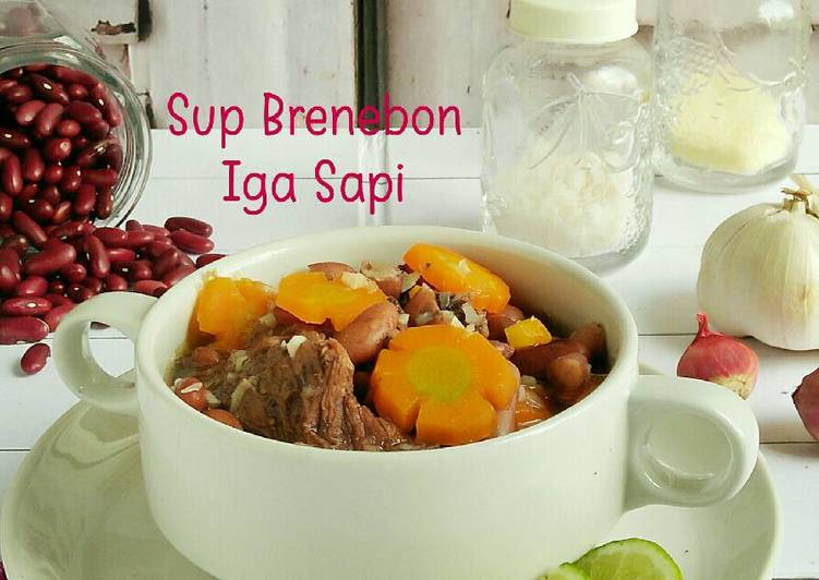 bahan dan cara membuat Sup Brenebon Iga Sapi #Kita Berbagi
