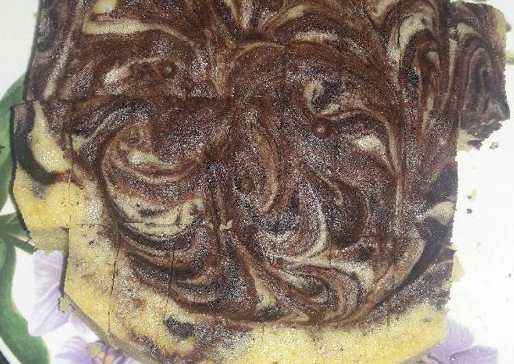 gambar untuk resep Marble butter cake kukus