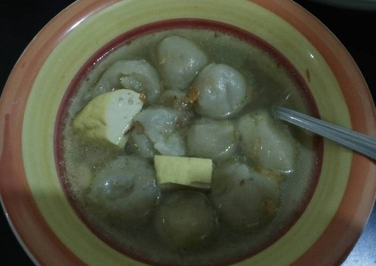 gambar untuk resep makanan Cilok isi pake kuah