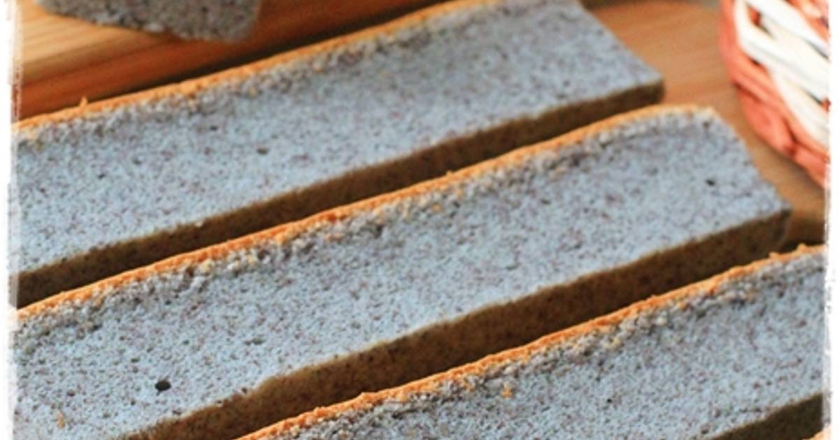 Resep Ogura Cake Ketan Hitam Malaysian Cottoncake