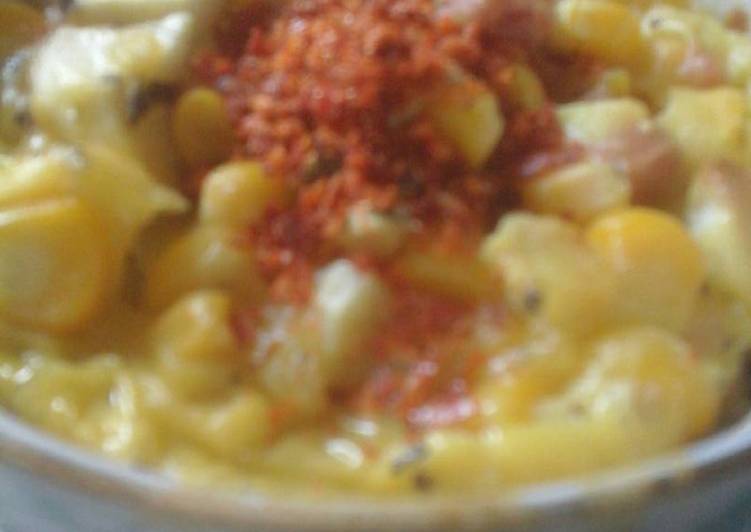 gambar untuk resep Macaroni and Corn in Cup