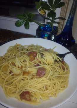 Spaghetti olio oglio ala "Mamabee"