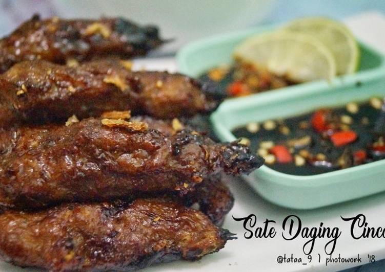 Sate buntel (daging cincang) foto resep utama