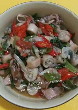 Cumi Asin Cabe Ijo Daun Kemangi