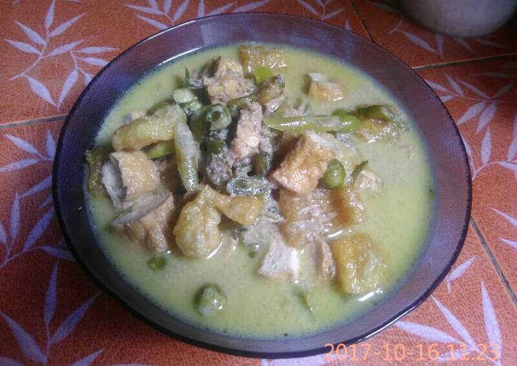 resep lengkap untuk Taucho santan kerupuk jangek(kerupuk kulit)