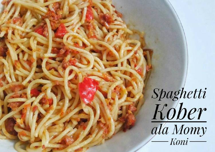 cara membuat Spaghetti Kober