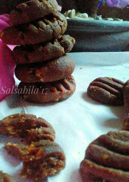 Cookies coklat kacang teflon(lagi)#cookpadpeduli #kankerpayudara