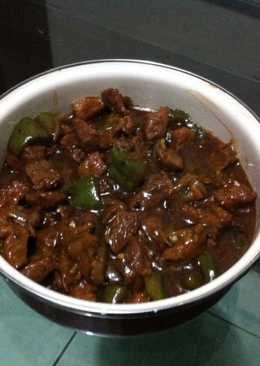 Daging sapi lada hitam resep simple #KitaBerbagi