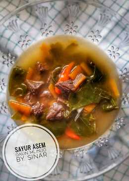 Sayur asem daun mlinjo simpel