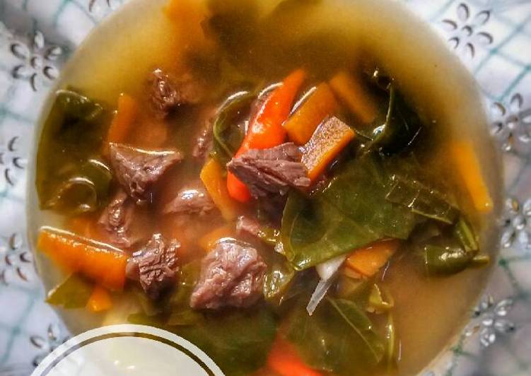 resep makanan Sayur asem daun mlinjo simpel