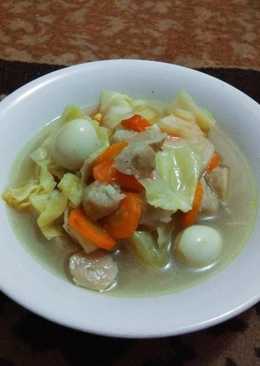 Sop Bakso Sayuran