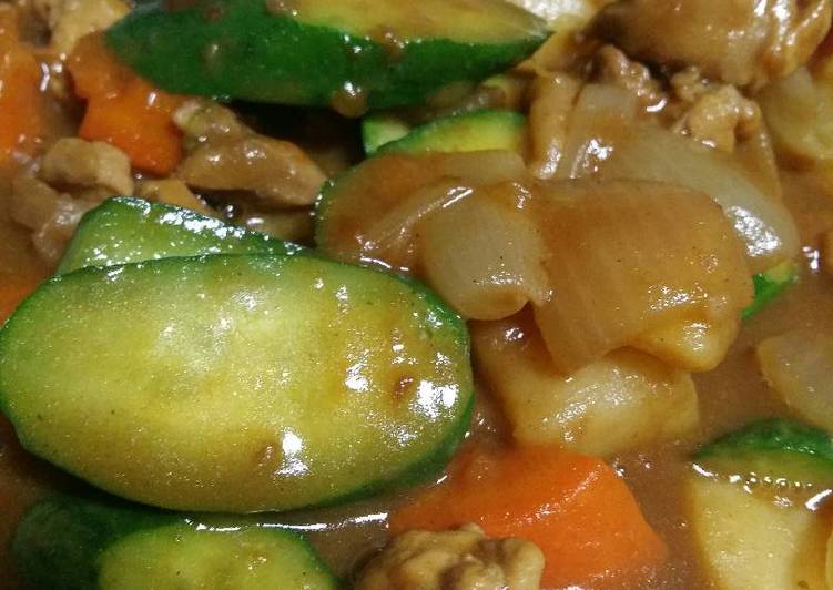 resep makanan Kare ayam bumbu instant