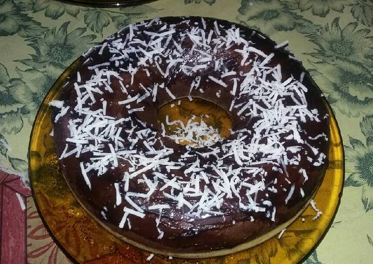 resep lengkap untuk Brownies lapis kukus ??