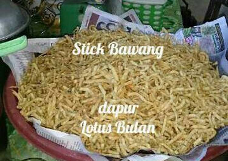 Resep Stick Bawang Crispy Karya Lotus Bulan