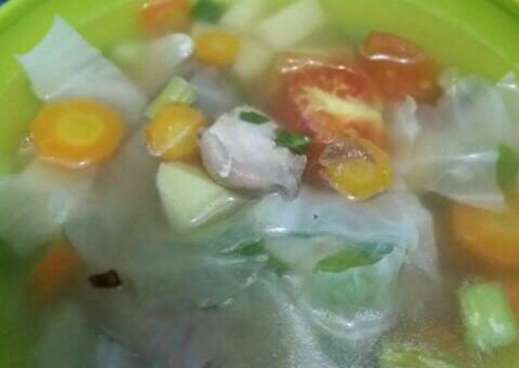 gambar untuk resep SOP ayam khas Klaten simple no penyedap