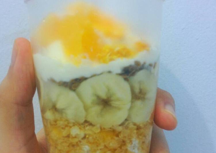 resep masakan Orange Coconut Overnight Oat