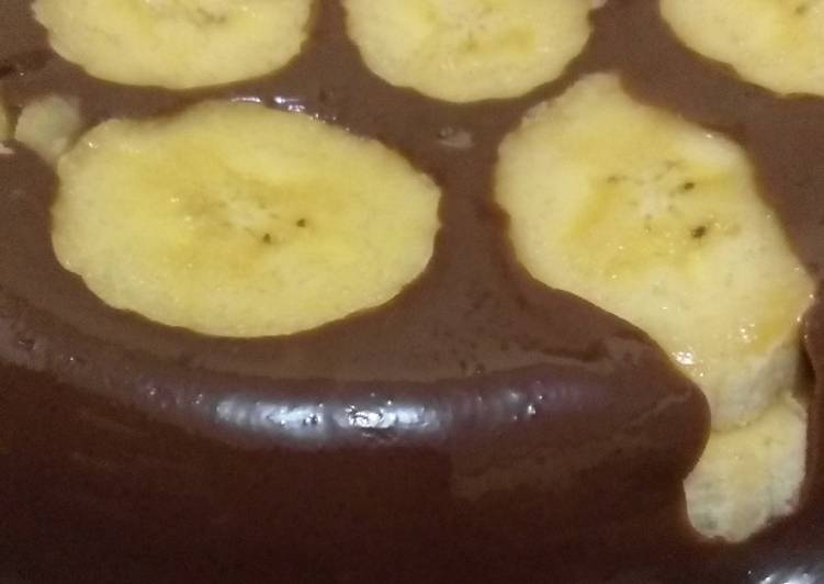 resep masakan Pudding Pisang Coklat Suka-Suka