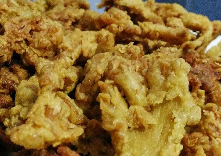 resep makanan Jamur Krispy awet kriuk