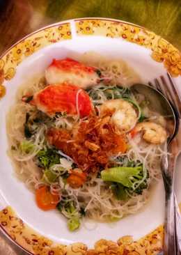 Bihun kuah sayur seafood #BikinRamadanBerkesan