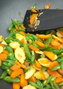 Tumis Buncis Jagung Wortel