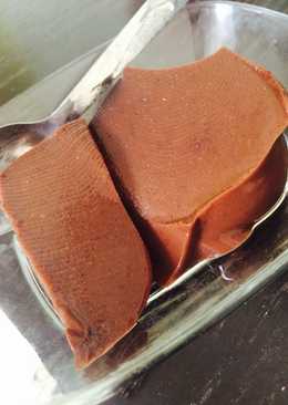 Puding roti tawar coklat ala jtt