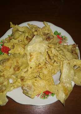 Peyek gereh goreng tepung