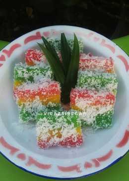 Lapis Talam Singkong Rainbow (cepat, mudah, lezatoss ðŸ˜‹)