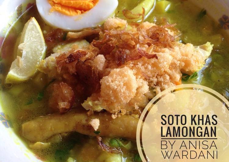 resep masakan Soto khas Lamongan