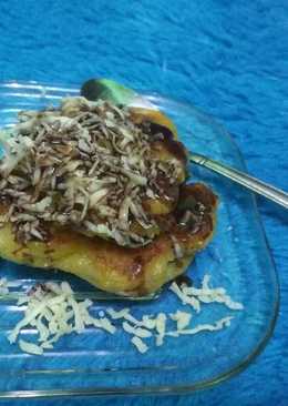 Pancake pisang susu coklat keju