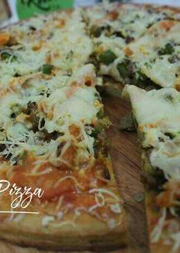 PIZZA KETO PRAKTIS, ENAK, Empuk #Ketoinpremixbreadflour