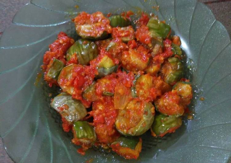 resep masakan Sambel terong ijo