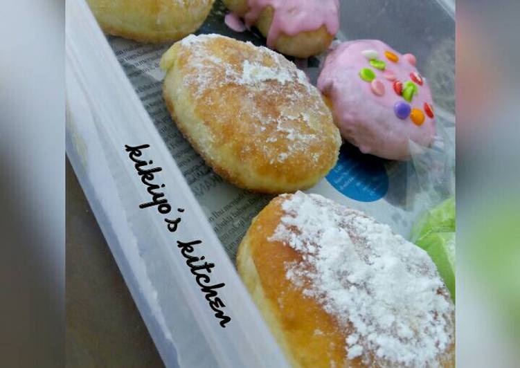 Resep Donat tanpa telur (donat maizena) - #kitakoki