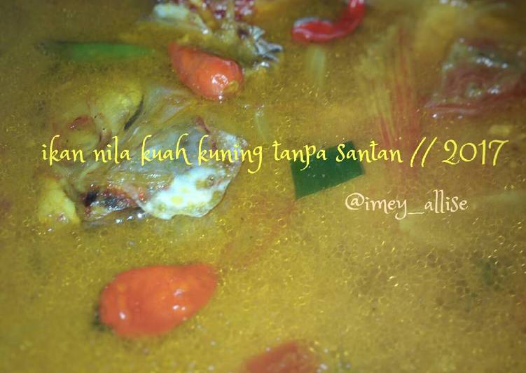 Resep Ikan nila kuah kuning tanpa santan Karya @Imey_allise Wicaksono