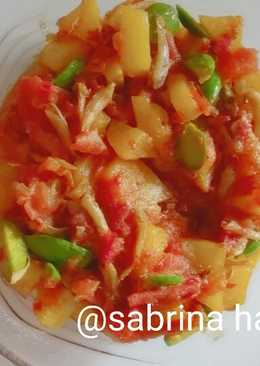 Balado kentang pete tri simple