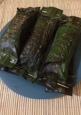 Nasi bakar Ikan Asin