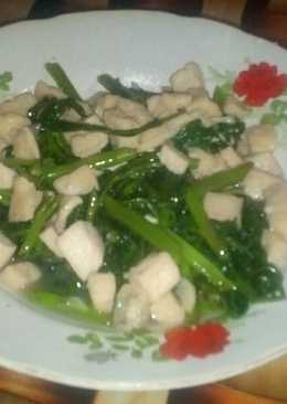 Tumis Kangkung Plus Tahu