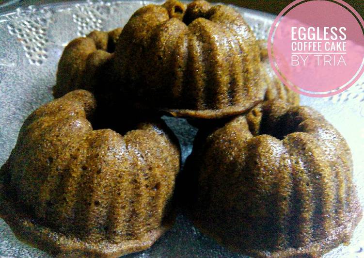 resep lengkap untuk Eggless Coffee Cake