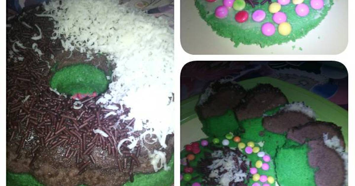 Resep Brownis Coklat Pandan Rice Cooker