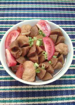 Semur bakso & tahu bulat (#pr_RecookOlahanBakso)