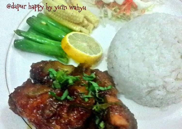 resep lengkap untuk Chicken Wings teriyaki