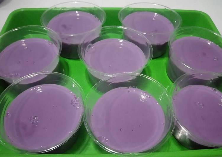 resep makanan Silky Puding Puyo