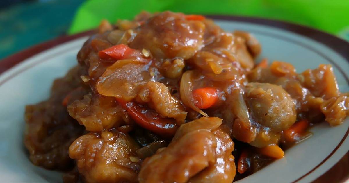 Resep Ayam  saos pedas  oleh Ratna Pratiwi Cookpad