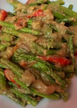 Kacang panjang tumis aceh